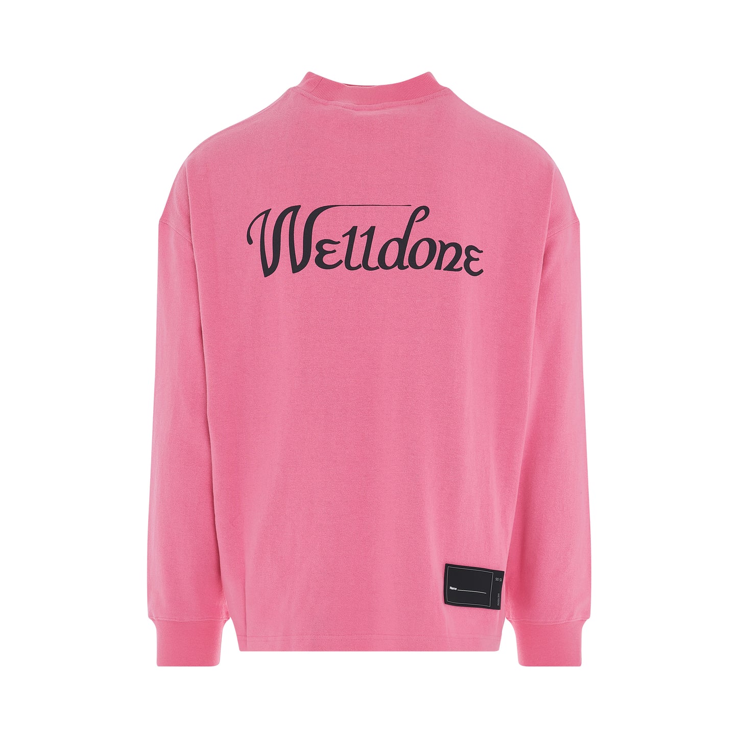 Logo Oversize Fit Sweatshirt in Pink