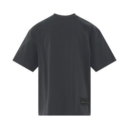 Wapen Logo T-Shirt in Charcoal