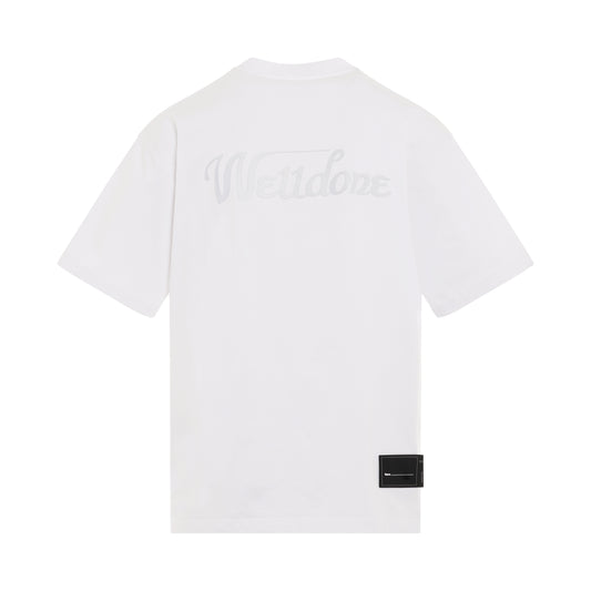 We11done Classic Logo T-Shirt in White