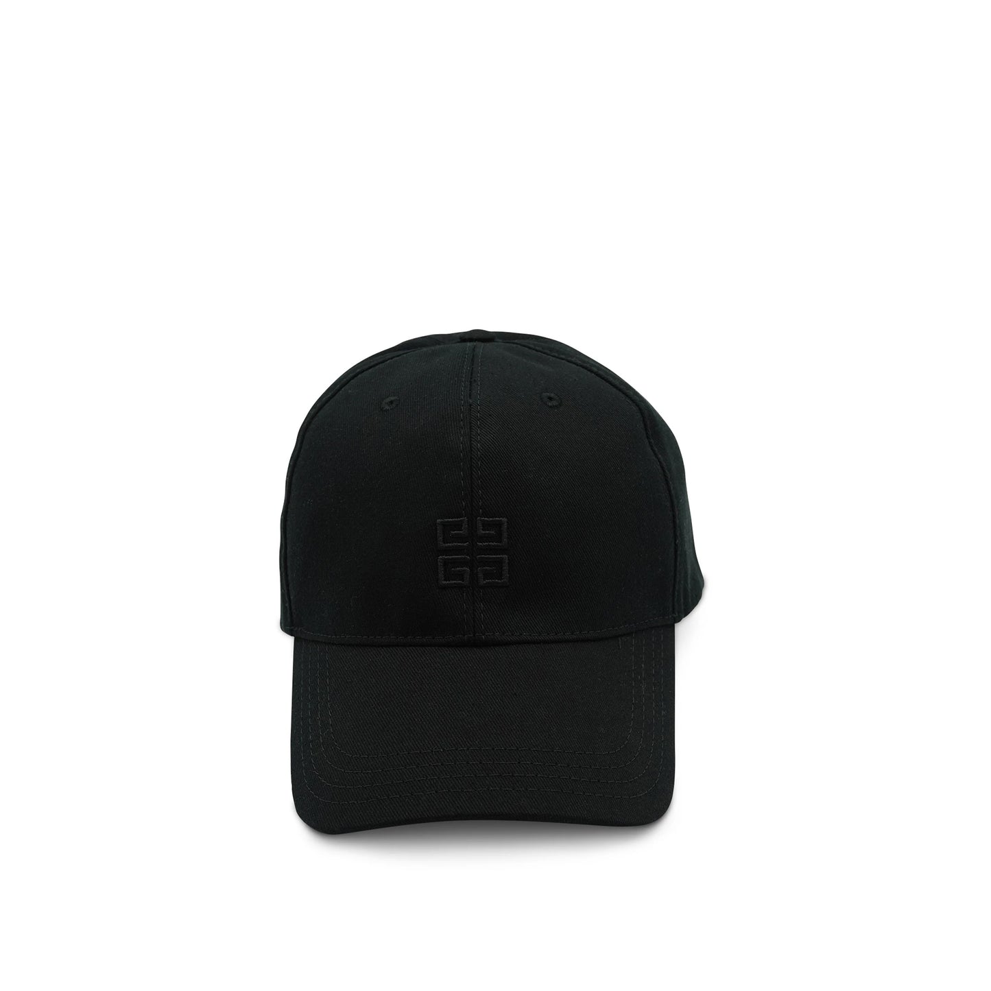 Curved Cap with 4G Block Closure in Black