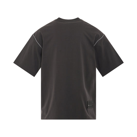 Reflective Logo T-Shirt in Charcoal