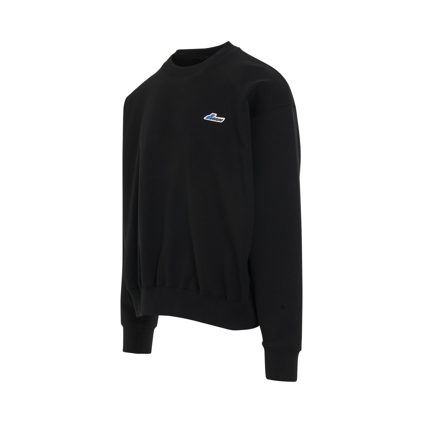 Logo Embroidered Wappen Sweatshirt in Black