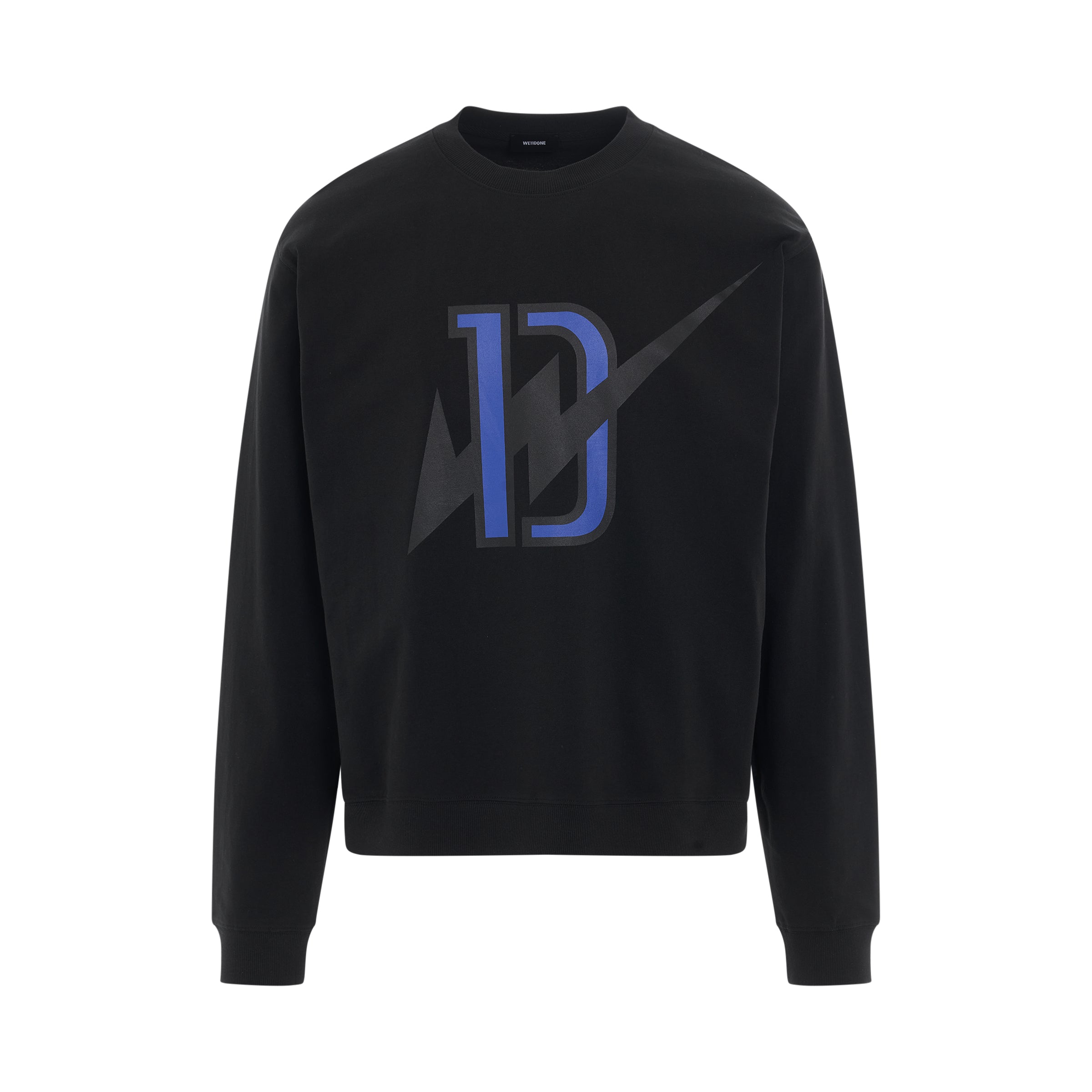 Thunder D Logo Sweatshirt in Black