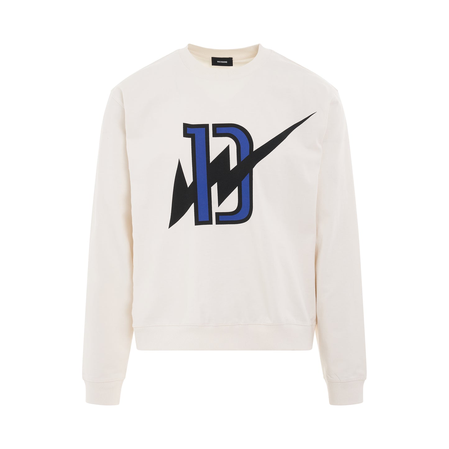 Thunder D Logo Sweatshirt in Ivory