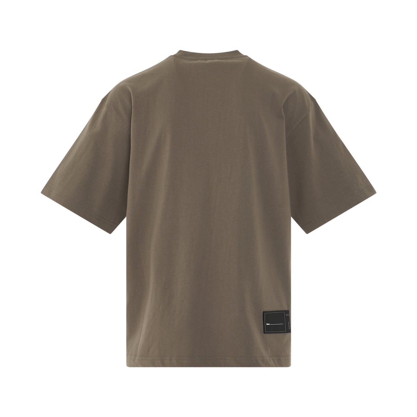 Stripe Big Logo T-Shirt in Khaki