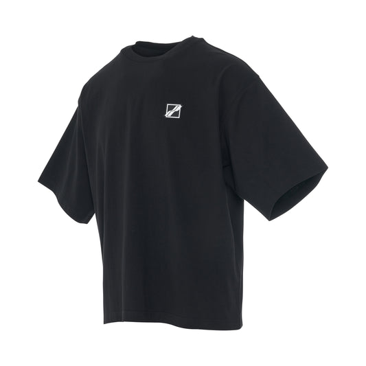 Classic Logo Patch T-Shirt in Black