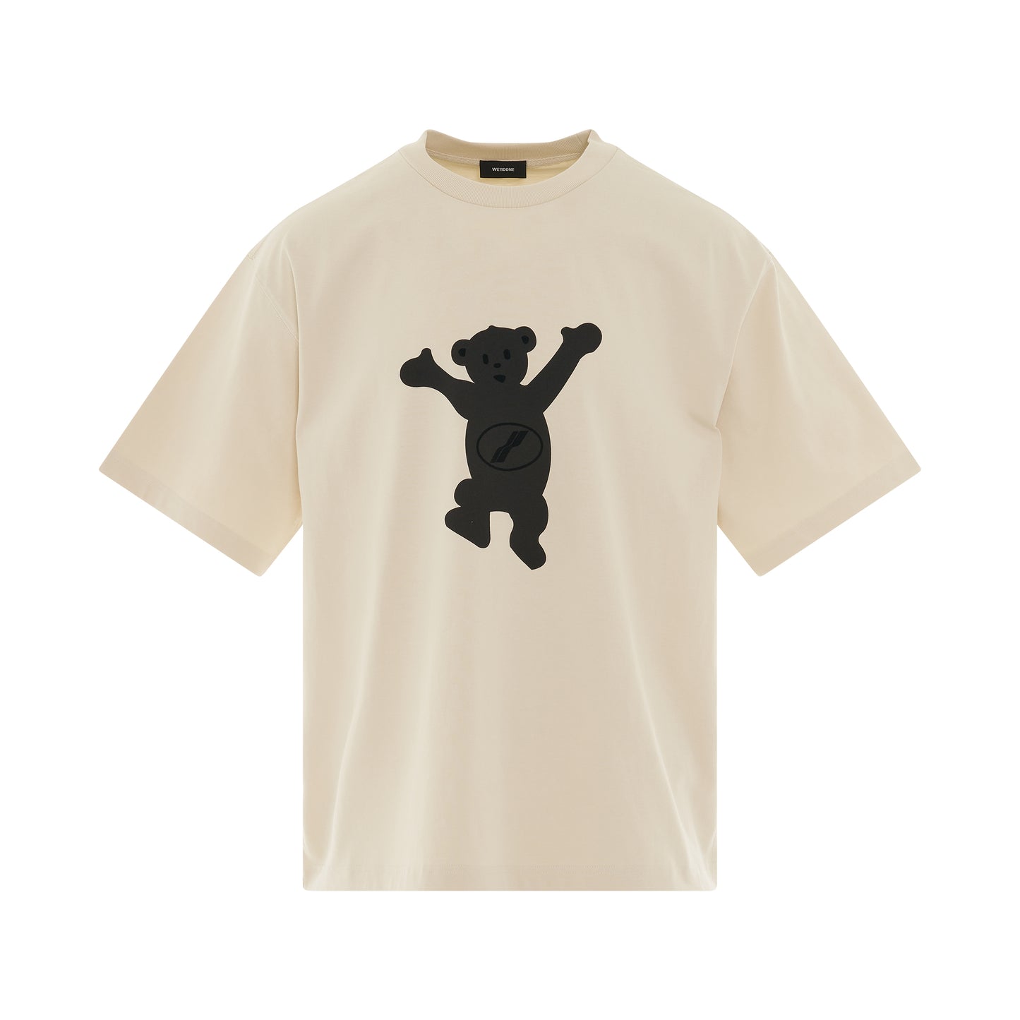 Logo Teddy T-Shirt in Ivory