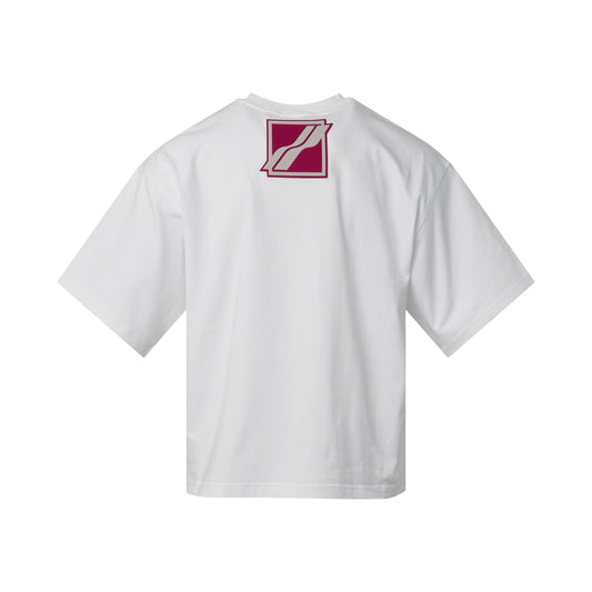 Back Logo T-Shirt in White