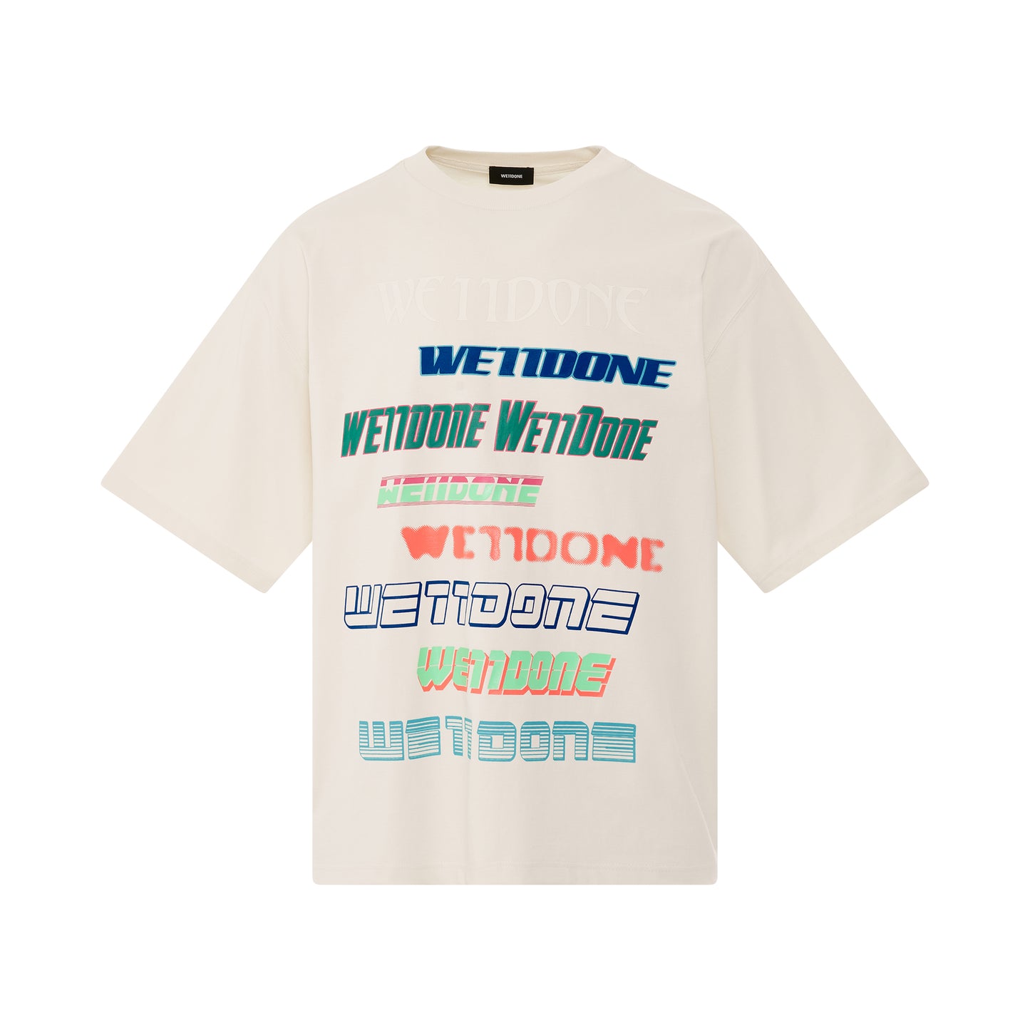 Multi Logo T-Shirt in Ivory