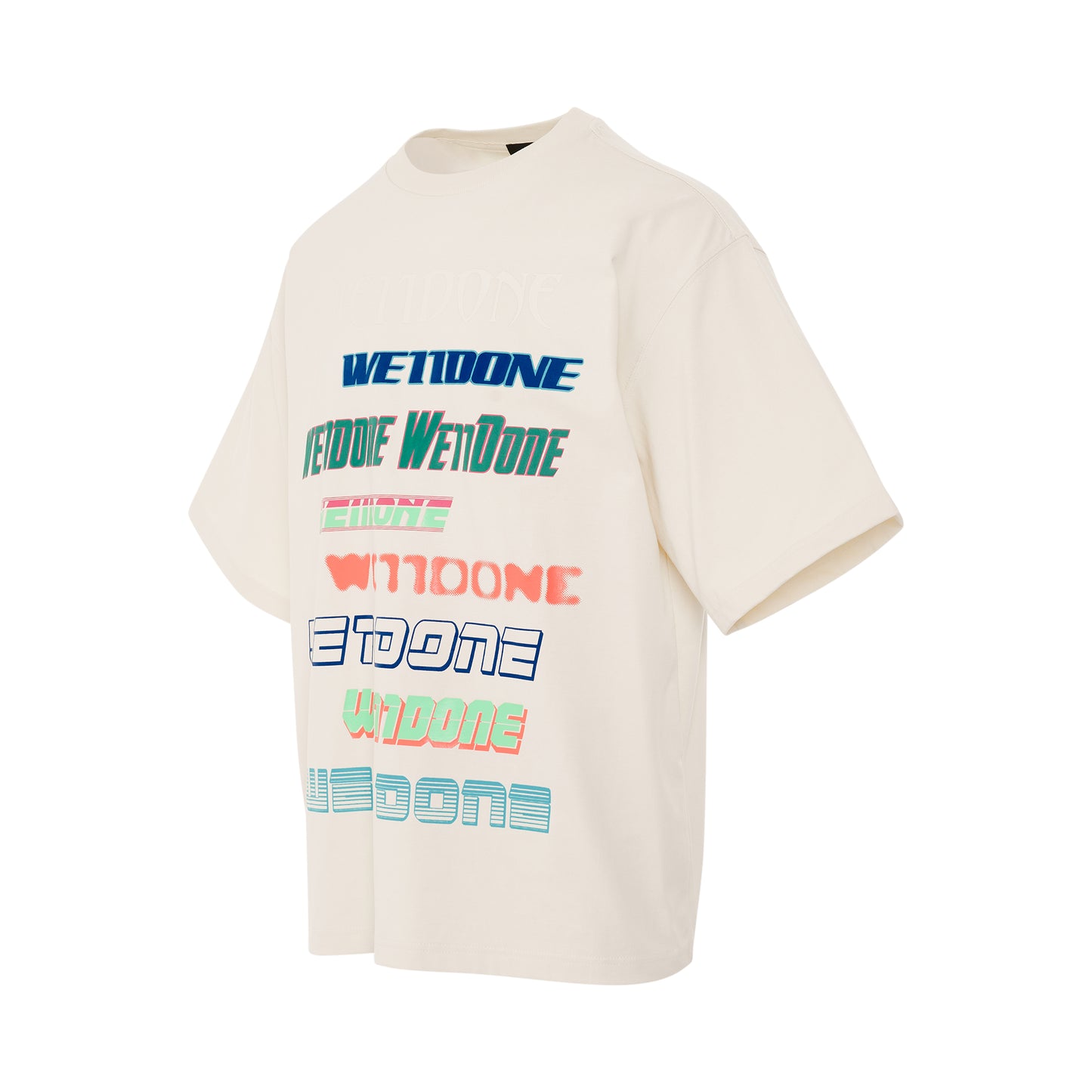 Multi Logo T-Shirt in Ivory