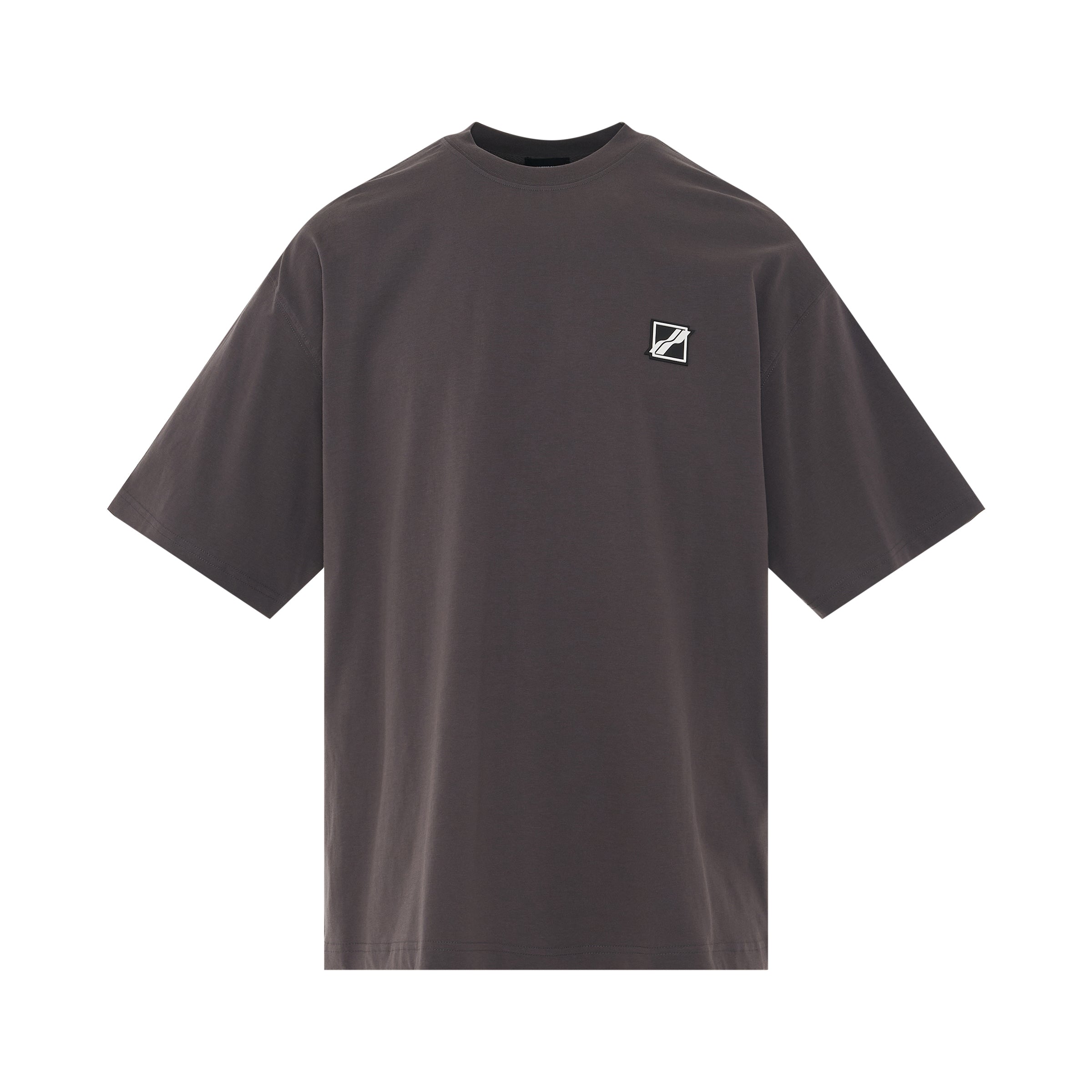 Logo Wappen T-Shirt in Charcoal