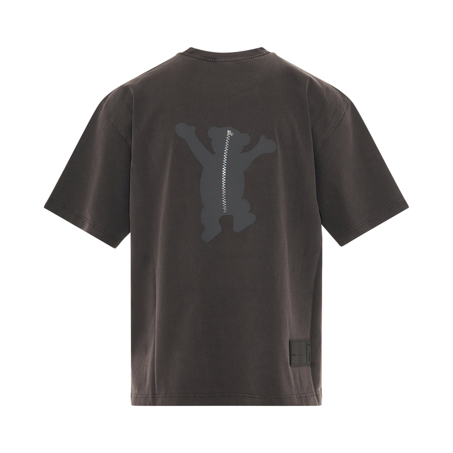 Teddy Logo T-Shirt in Charcoal