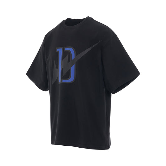 Thunder D Logo T-Shirt in Black