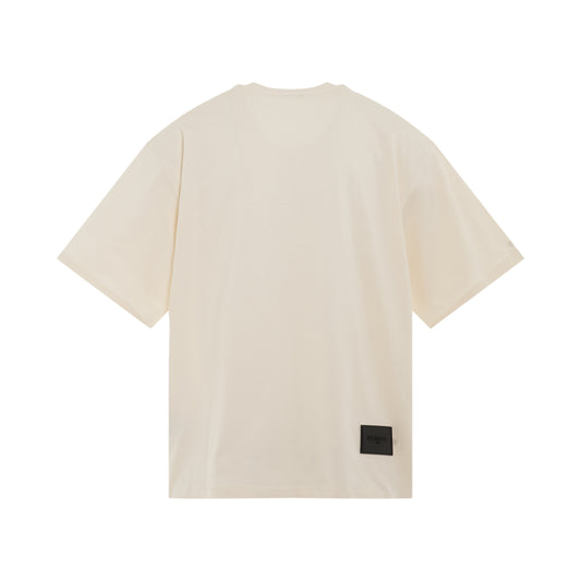 Thunder D Logo T-Shirt in Ivory