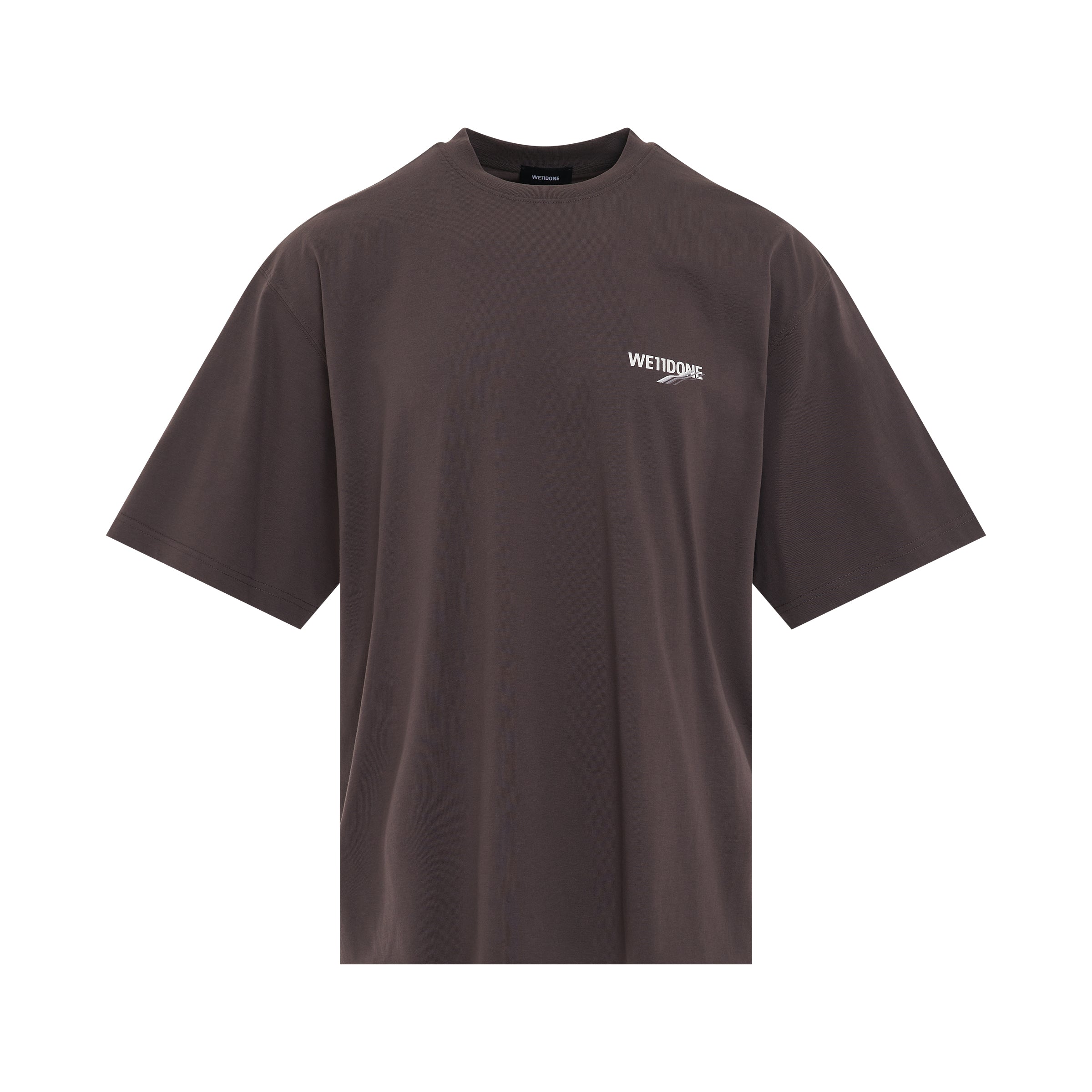 Basic 1506 Logo T-Shirt in Charcoal