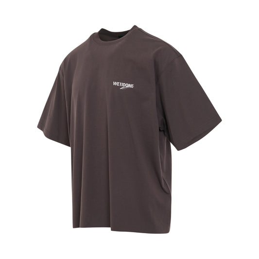 Basic 1506 Logo T-Shirt in Charcoal