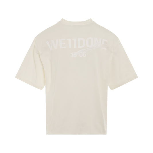 Basic 1506 Logo T-Shirt in Ivory