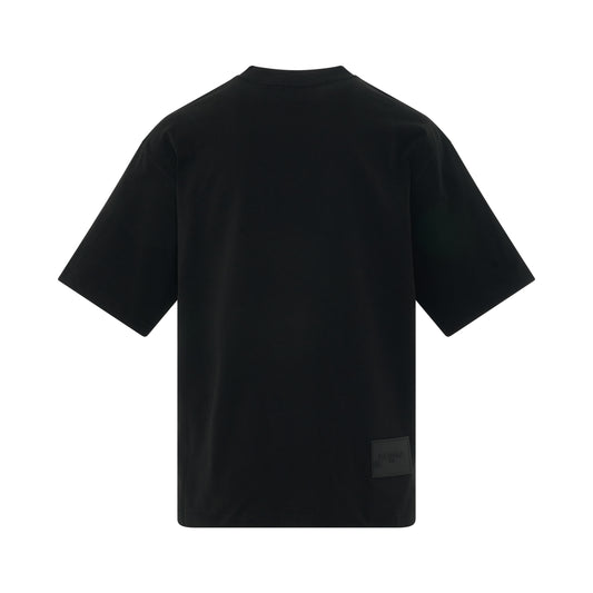 Colourful Cursive Logo T-Shirt in Black