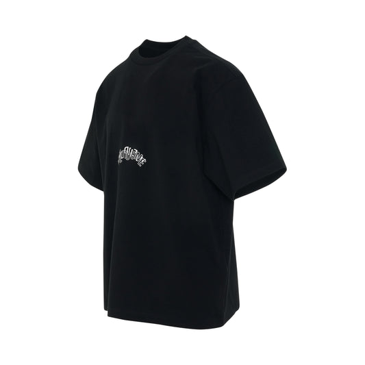 Layered Logo T-Shirt in Black