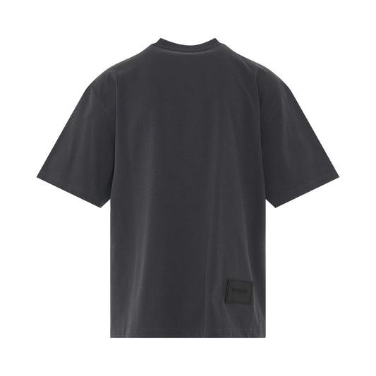 Basic Logo Large T-Shirt in Charcoal