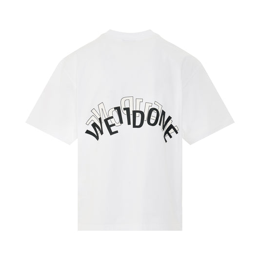 Layered Logo T-Shirt in White