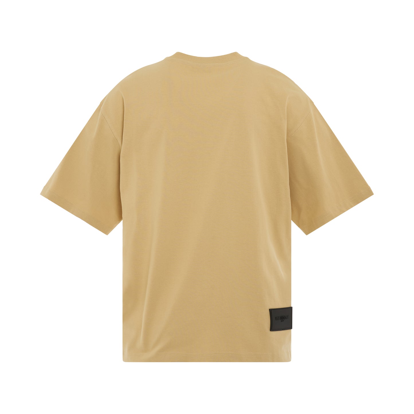 Cursive Symbol Logo Large T-Shirt in Beige