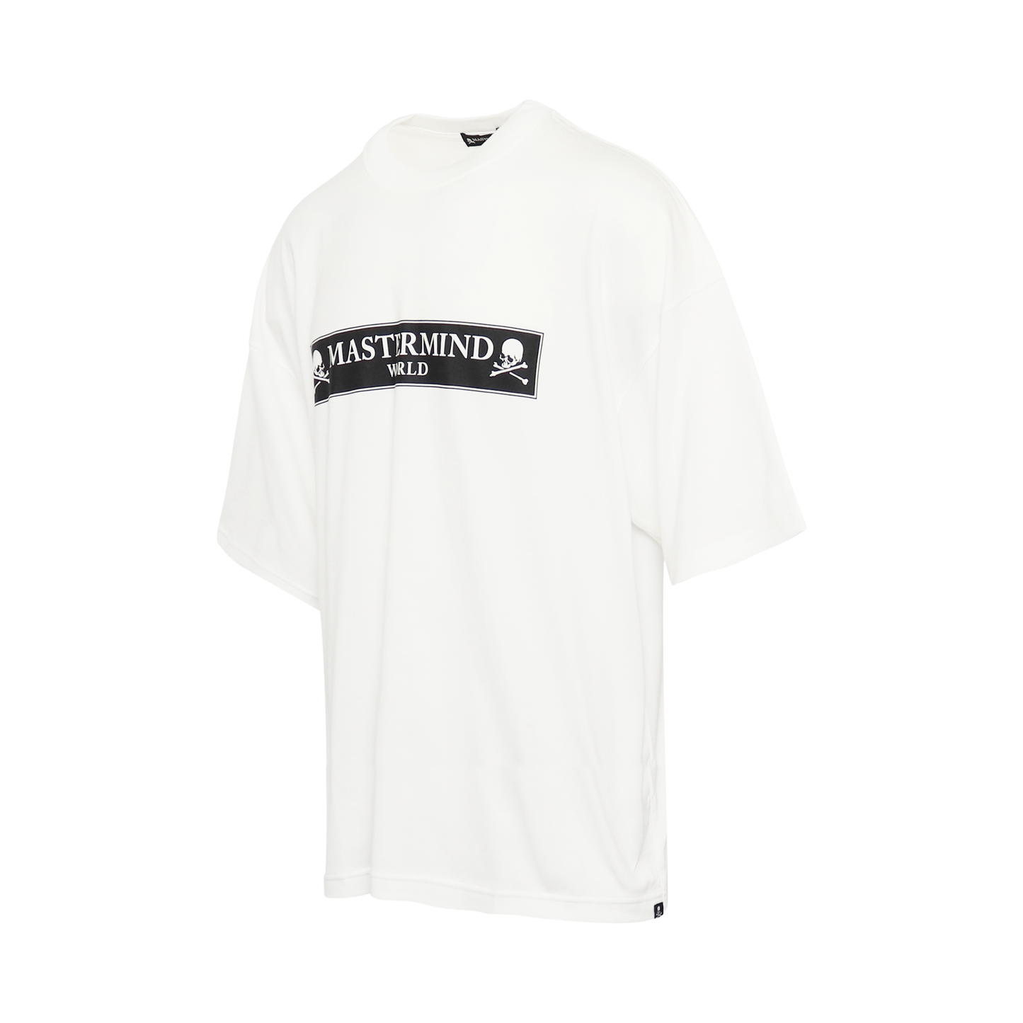 Boxed Logo Boxy Fit T-Shirt in White