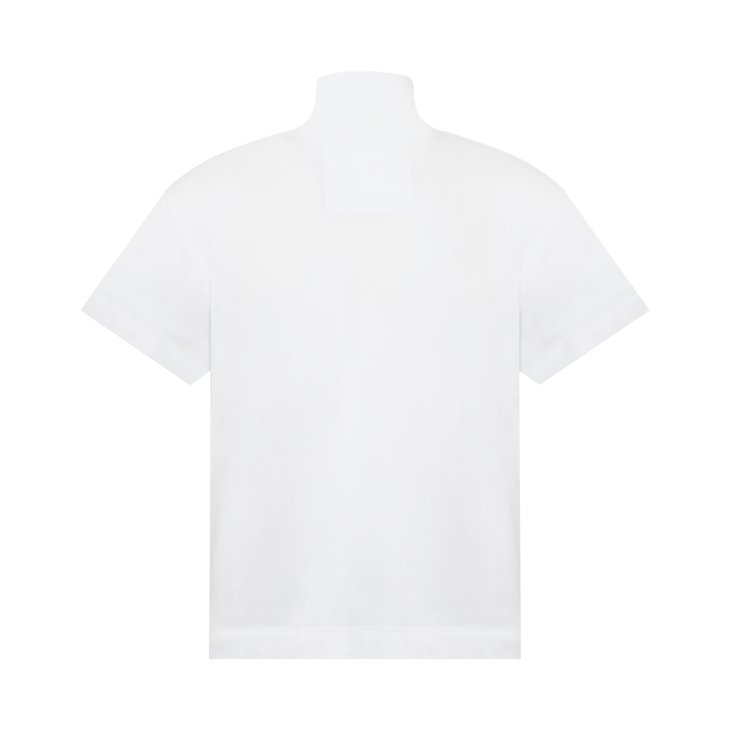 Classic Turtleneck 4G Embroidery T-Shirt in White