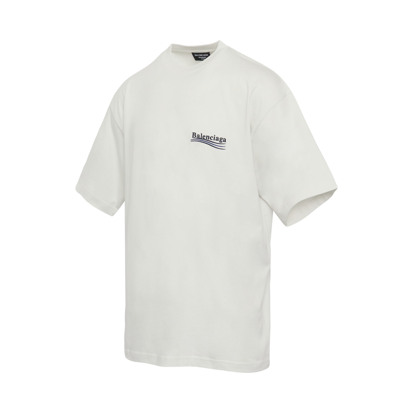 Political Campaign Oversized T-Shirt in White/Blue