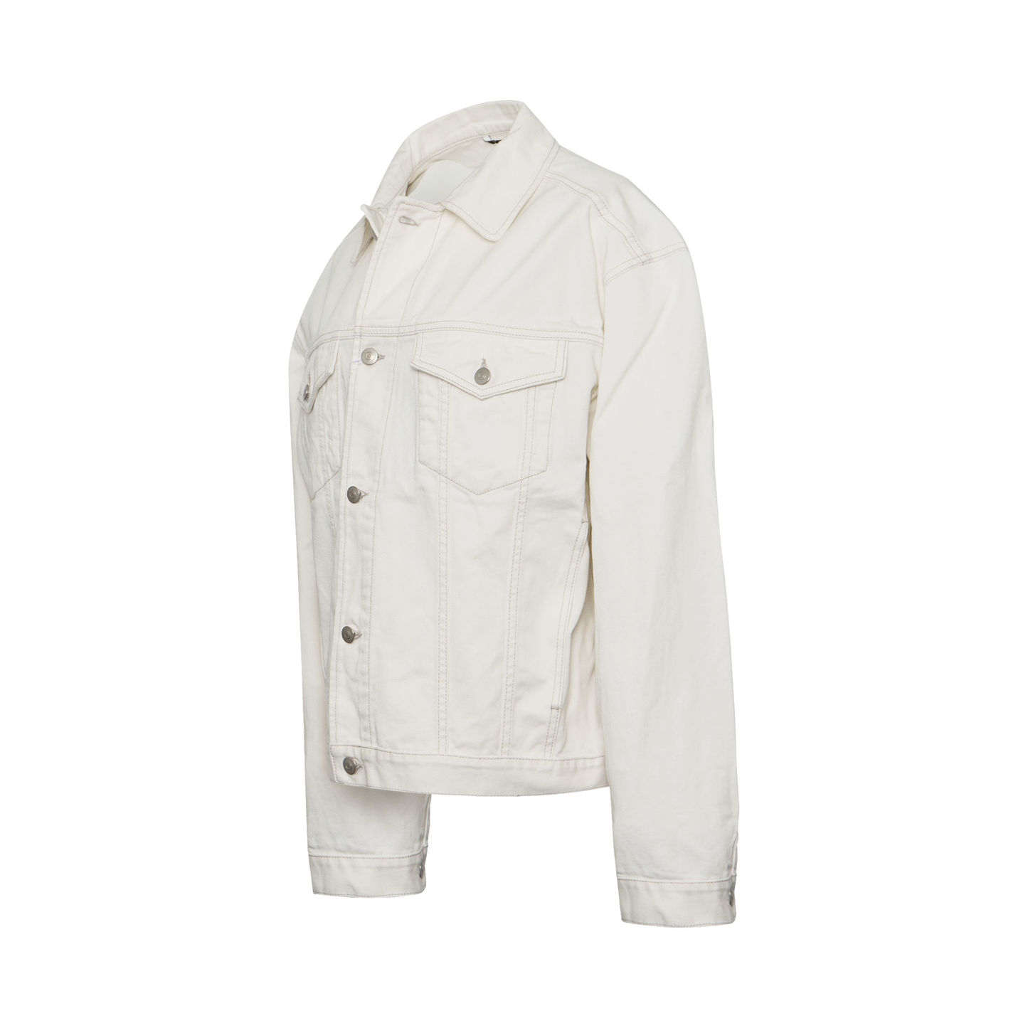 Oversize Denim Jacket in White