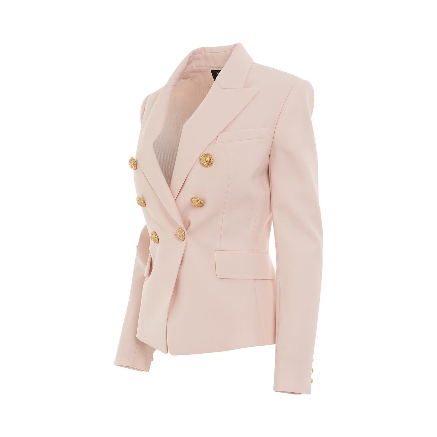 6 Button GDP Jacket in Light Pink