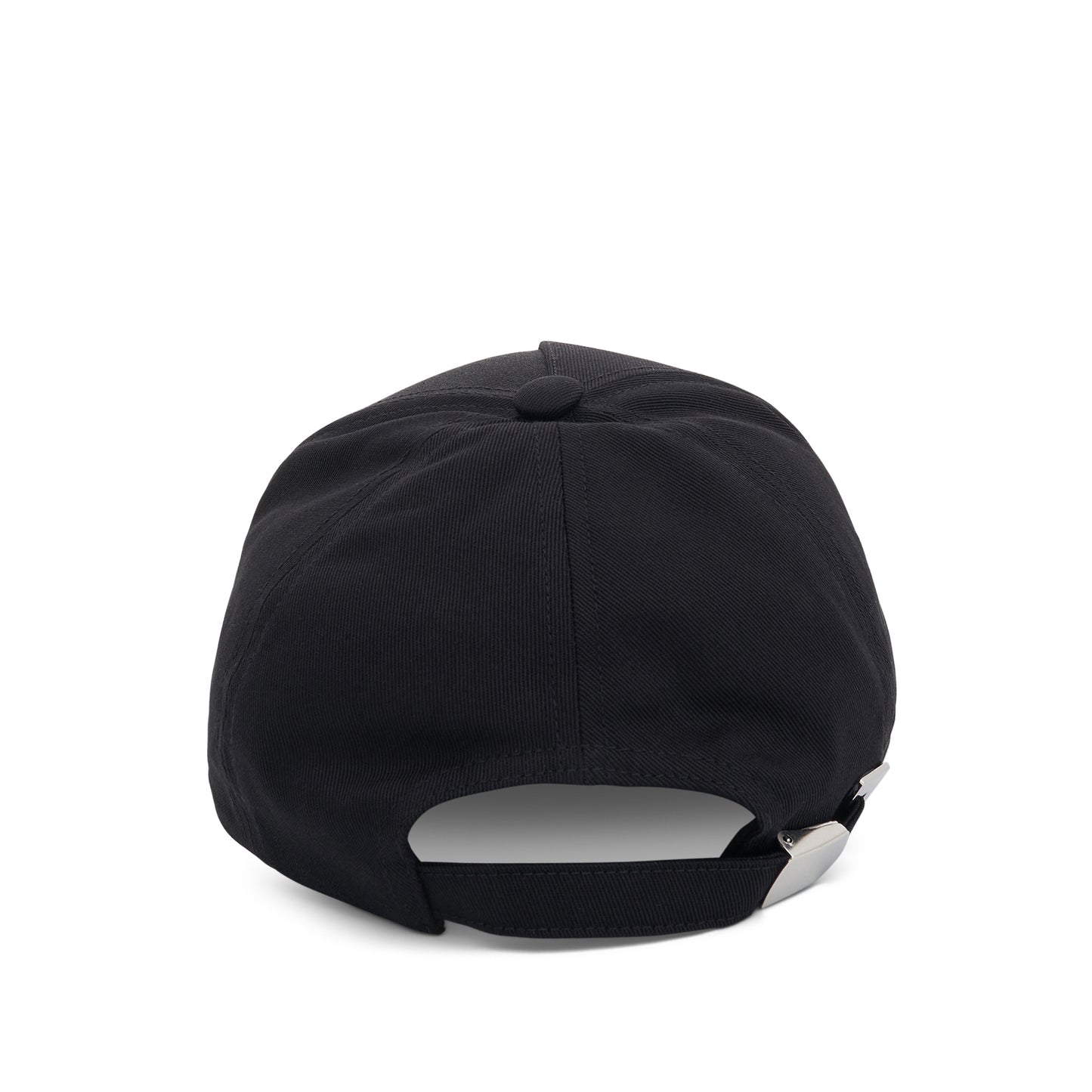 Logo Cotton Cap in Black