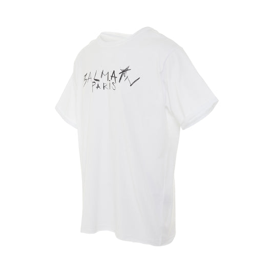 Written Logo T-Shirt in White