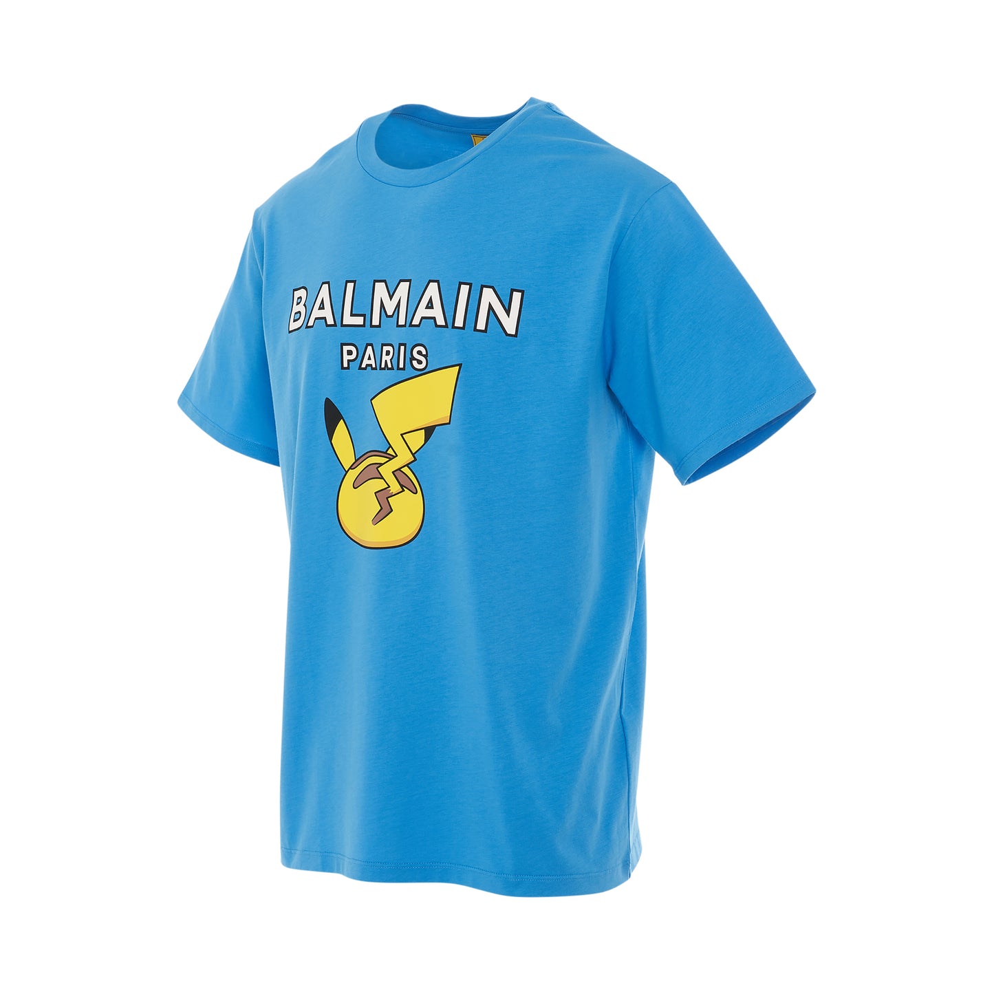 Balmain x Pokemon T-Shirt in Blue/Yellow