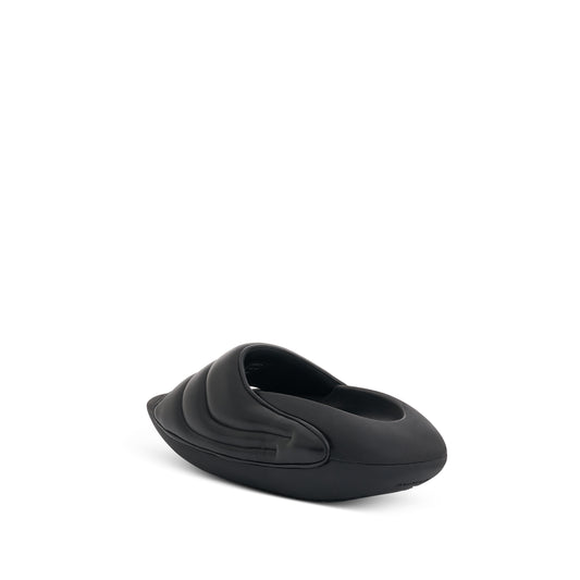 B-It Quilted Lambskin Sandal in Black