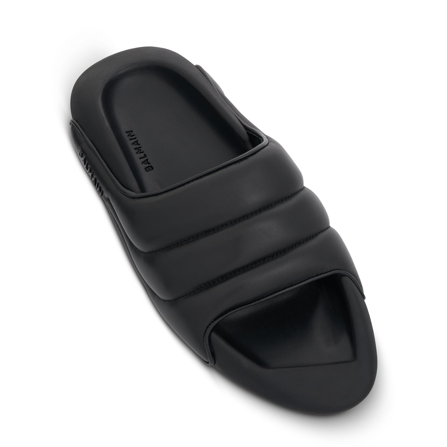 B-It Quilted Lambskin Sandal in Black