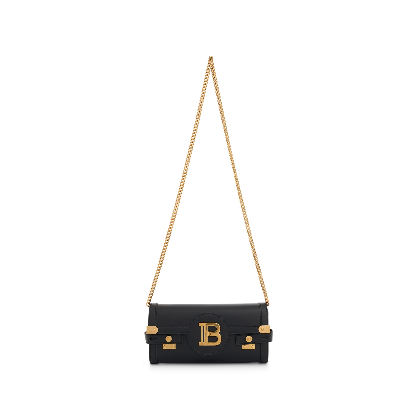 B-Buzz 23 Calfskin Clutch Bag in Black