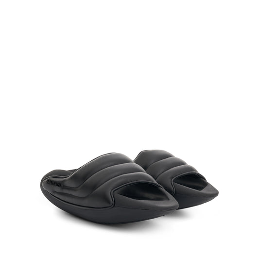 B-It Quilted Lambskin Slip On Sandal in Black